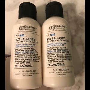 Brand new CO Bigelow Extra-Light face lotion set